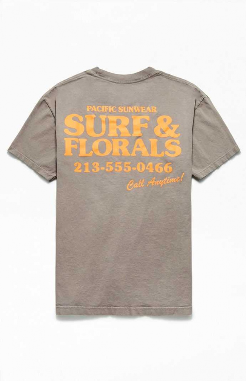 T-shirt PacSun Surf & Florals Hombre | WZNRQ0785