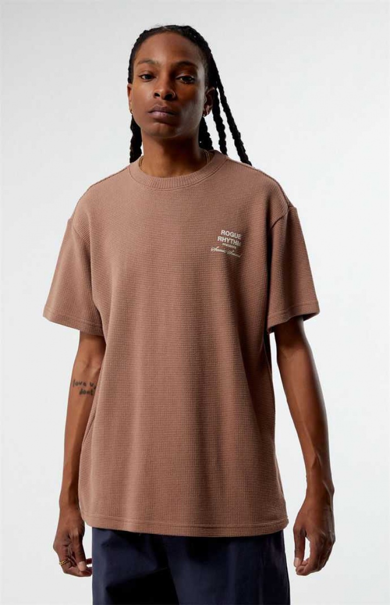 T-shirt PacSun Underground Hombre Marrones | FOTUJ9178