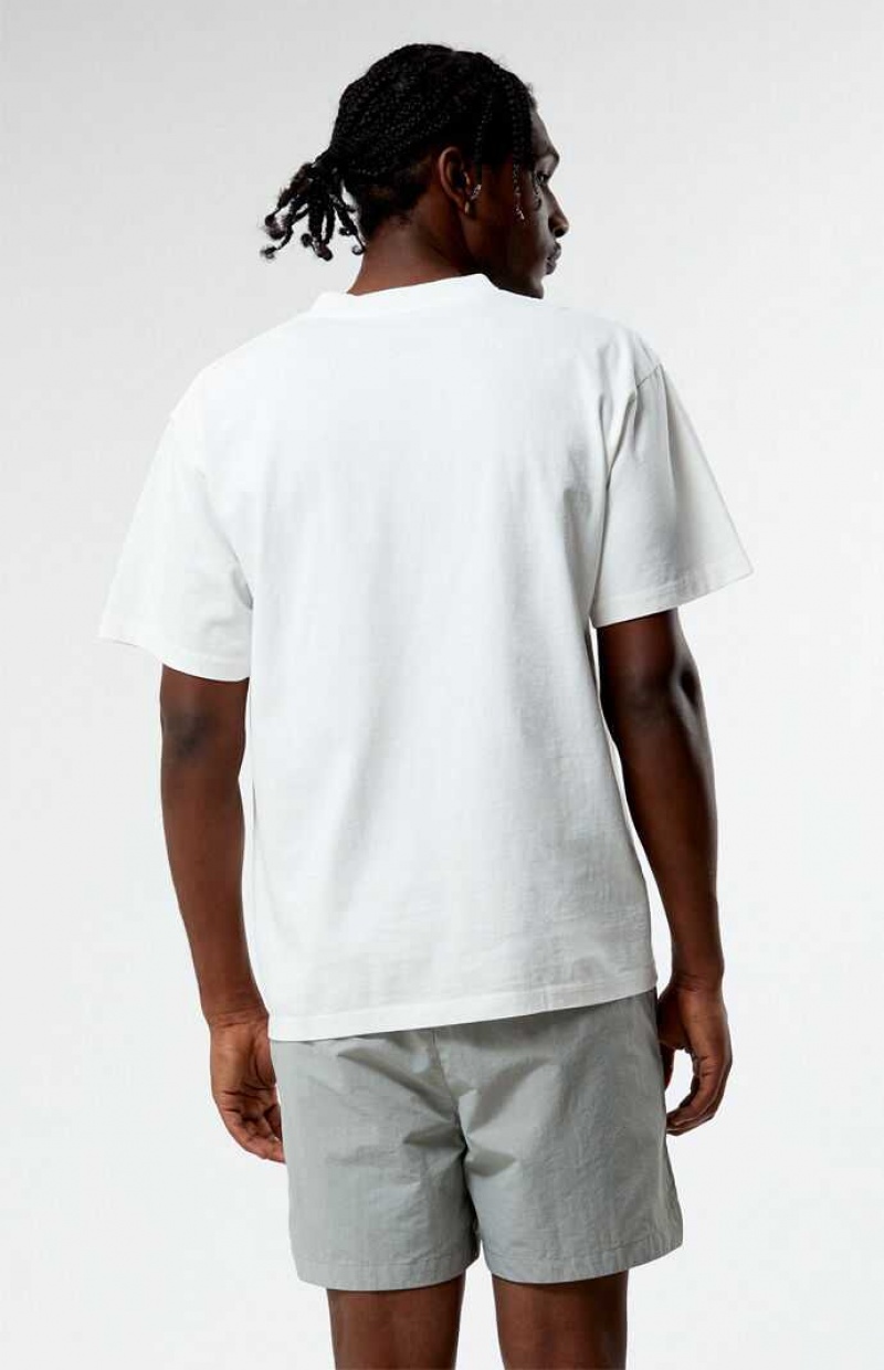 T-shirt PacSun White Premium Hombre Blancas | RZNMY5903